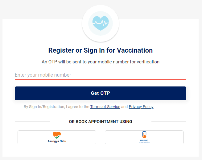 vaccination registration
